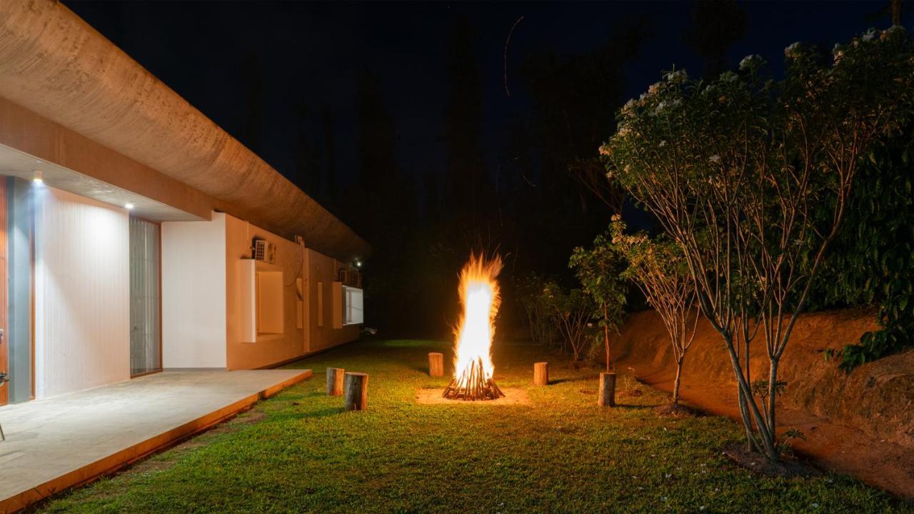 Saffronstays Cafella- A 3-Bdr Elliptical-Roof Villa In Chikmagalur Mudigere Exterior foto